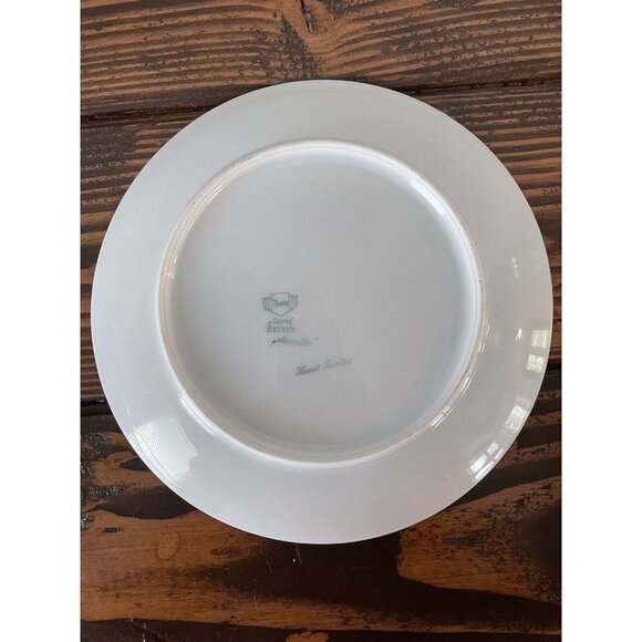 Antique Thomas Sevres Bavaria Murillo Handpainted Fruit Plate Signed “Kent” 8.5” - Picture 6 of 7